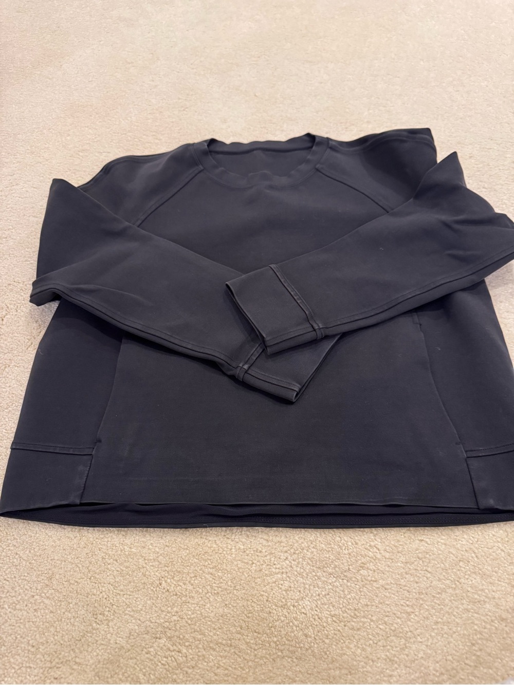 lululemon athletica Black Crewneck Sweatshirt